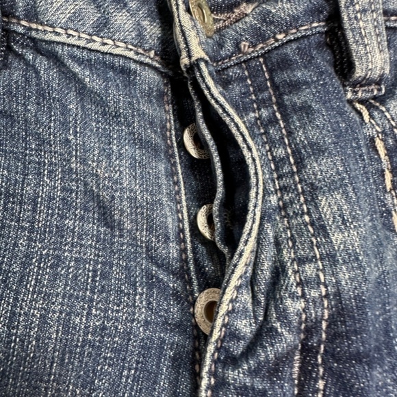 VTG Y2K Antik Denim Women’s Sz 30 Embroidered Flare Leg Western Low Rise Jeans - Picture 13 of 15